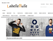 Tablet Screenshot of labellebulle.fr